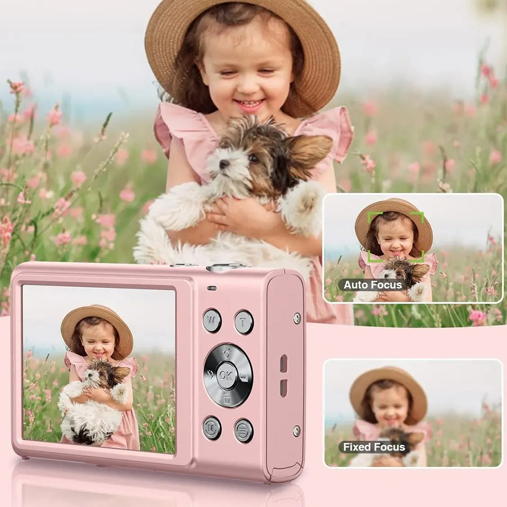 DC402-AF 4K Kids 48MP Digital Camera Auto Focus 16X Digital Zoom Vlogging Camera for Teens DC402-AF 4K Kids 48MP Digital Camera Auto Focus 16X Digital Zoom Vlogging Camera for Teens